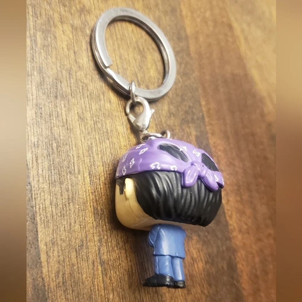 Funko Prison Mike Purple Bandana Keychain